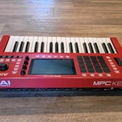 Akai Professional  MPC key 37 red stand alone production keyboard 2025 - mint image 2