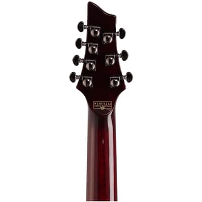 Schecter C7 Hellraiser FR-S Sustainiac Electric Guitar, Black Cherry image 8