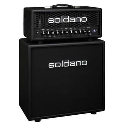 Soldano Astro-20 20-watt 3-channel Tube Head with 1 x 12" Cabinet - Black image 2