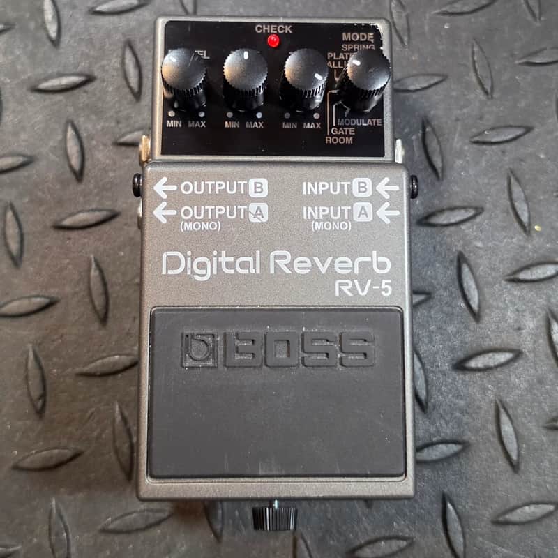 Boss RV-5 Digital Reverb (Dark Gray Label) 2002 - Present - Grey image 1