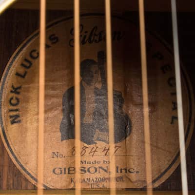 Gibson Nick Lucas Special Flat Top Acoustic Guitar (1932), ser. #88447, original black hard shell case. imagen 13