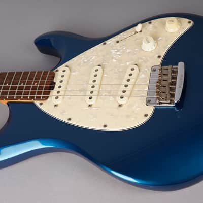 Ernie Ball Music Man USA Silhouette Special SSS Hardtail - 2000 - Blue Pearl image 15