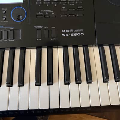 Casio WK-6600 76-Key Portable Workstation Keyboard 2010s - Black image 9