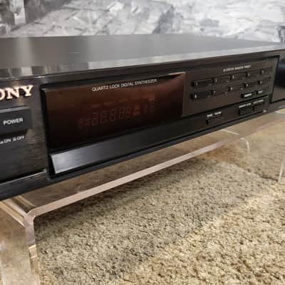 Sony Sony ST-JX401 is a quartz-lock digital synthesizer AM/FM stereo tuner. 90s - Black image 3