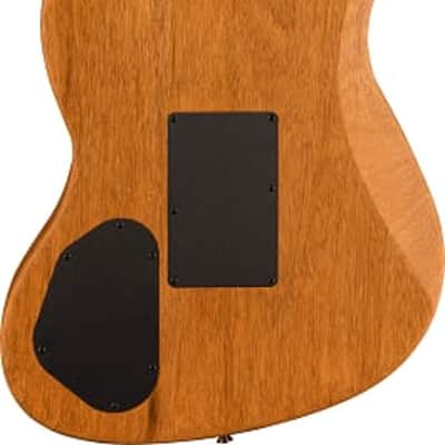 Fender American Acoustasonic Jazzmaster Acoustic Electric Guitar. All-Mahogany, Ebony Fingerboard, Bourbon Burst image 3