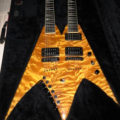Jackson Custom Shop King V Double Neck 1994 made for Dave Mustaine image 1