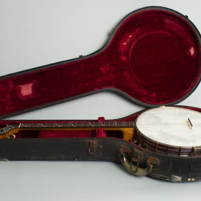 Paramount Style A Tenor Banjo (1924), ser. #4307, black hard shell case. image 10