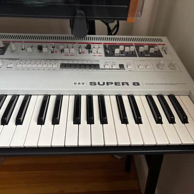 UDO Audio Super 8 Polyphonic Hybrid Keyboard Synthesizer 2025 - Present - White image 3