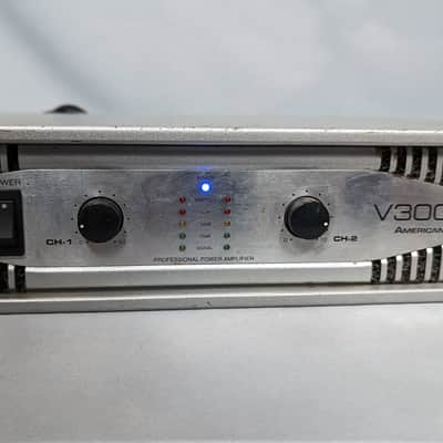 American audio V3000 plus Professional Power Amplifier - Silver