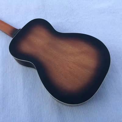 Sunburst Custom Dobro Resonator Guitar, Maple Neck, Rosewood Fingerboard image 1