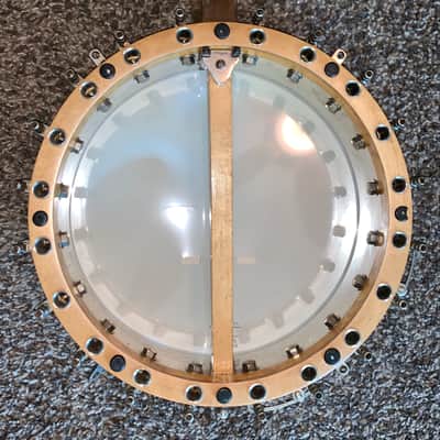 Old vintage Super triple x banjo 4 string made in the usa image 6