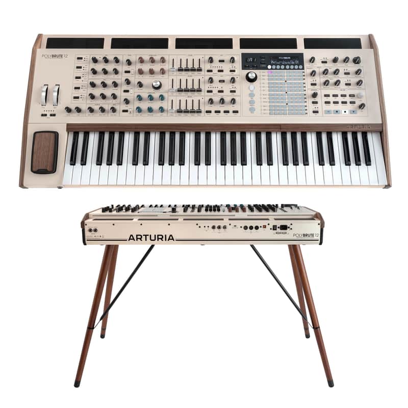 Arturia Polybrute 12 Polyphonic Synthesizer + Arturia Keyboard Legs image 1