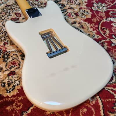 2019 Fender Char Signature Mustang Zicca Limited Edition Olympic White w/ Matching Headstock, Japanese Domestic Only, MIJ Japan image 24