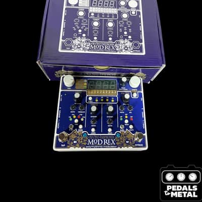 Electro-Harmonix Mod Rex Polyrhythmic Modulator 2018 - Present - White / Blue - X15822 image 1