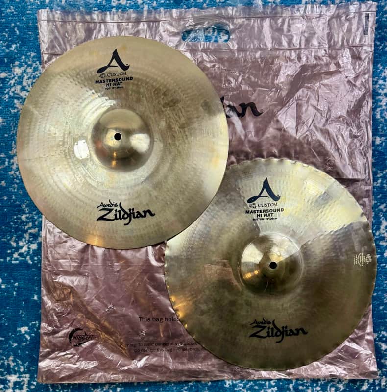 Don’t pay £512!! 15" Zildjian A Custom MASTERSOUND Hihats 1165g 1700g image 1