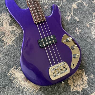 G&L CFL Research L-1000 with Drake Custom bass 33” conversion neck 2025 - Royal Purple Metallic image 2