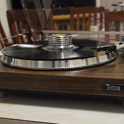VINTAGE THORN RESTORED TURNTABLE/33/45 SPEED/CHROME EDITION image 10