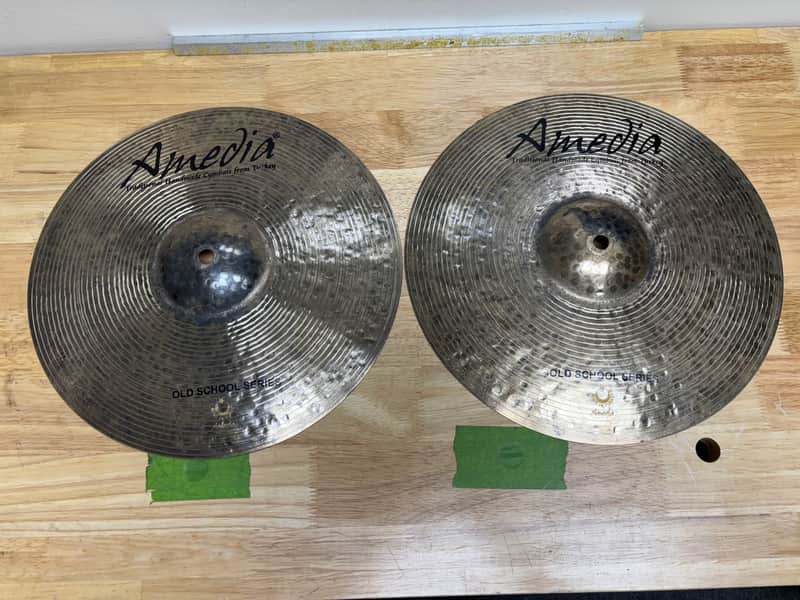 Amedia 13” Old School Hi Hats image 1