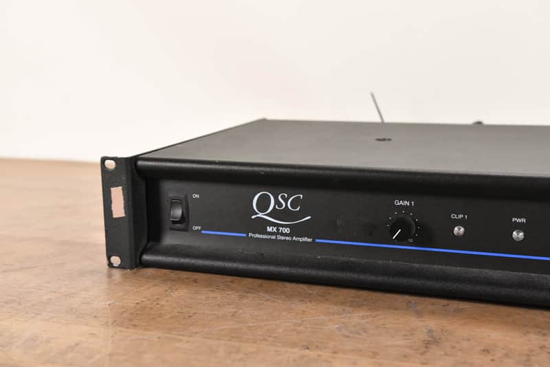 QSC MX 700 2 channel power amp (church owned) CG00WH3 | Reverb