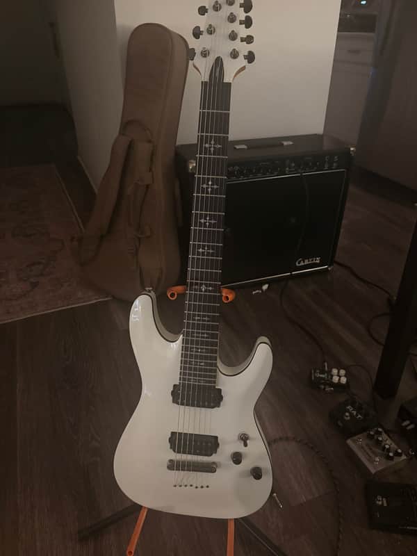 Schecter Demon-7 w/ Dimarzio Pickups image 1