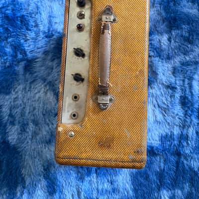 1956 Fender Princeton Tweed 5F2 Narrow Panel 4-Watt 1x8" Guitar Combo Amp image 3