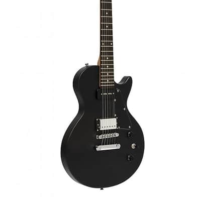 Stagg Standard Series, Electric Guitar With Solid Mahogany Body Flat Top Sel-Hb90 Blk image 8