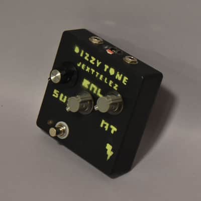 2018 Jext Telez Dizzy Tone V4 Limited Run #19 Fuzz Effects Pedal Black image 2
