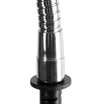 On-Stage MSA9030-19C Chrome 19-Inch Gooseneck 19" Goose-Neck Mount Mic Adapter image 3