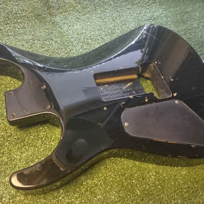 Jackson Vintage PS4 Super Strat Body 1990s - Original Factory Gloss Black Finish image 9
