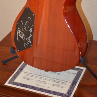 Zion Phil Keaggy Primera Honey Burst - ONE of only 10 made - Seymour Duncan Custom Shop - Quilt top image 7