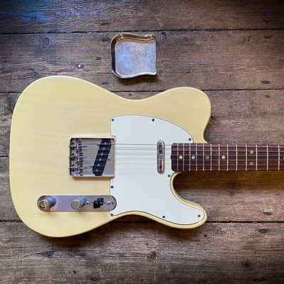 1973 Fender Telecaster in Blonde finish with rosewood neck & later hard shell case image 16