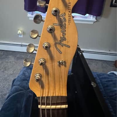 Fender Jimmy Page Signature Telecaster with Rosewood Fretboard - Natural with Dragon Graphic image 3
