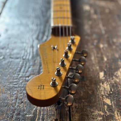 Fender Stratocaster Japan 1957 Reissue Custom Finish CIJ P-Serial 1999 with Original Softcase & Docs image 9