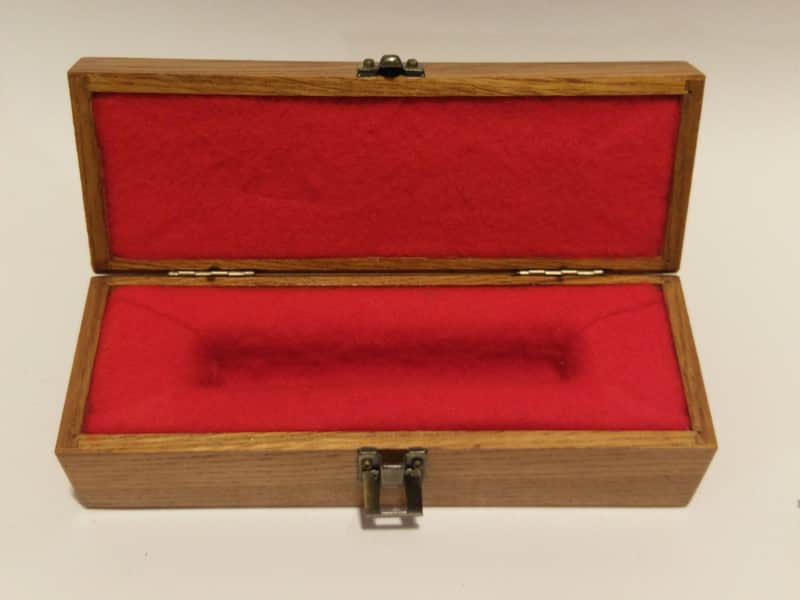 Schoeps M221b Mic Box  Wood/Red Velvet image 1