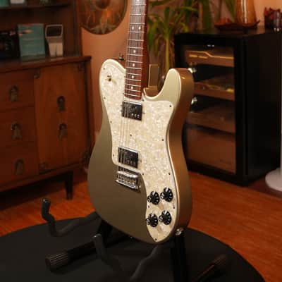 2017 Fender Limited Edition American Professional Telecaster Deluxe – Champagne w/ Solid Rosewood Neck, OHSC & COA image 2