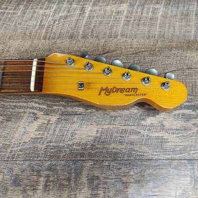 MyDream Partcaster Custom Built - Relic Black Double Bindings Dreamsongs image 6