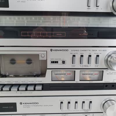 Kenwood KA-300 Amplifier - KX-400 Cassette deck - KT-400 Tuner - Nice Serviced set image 6