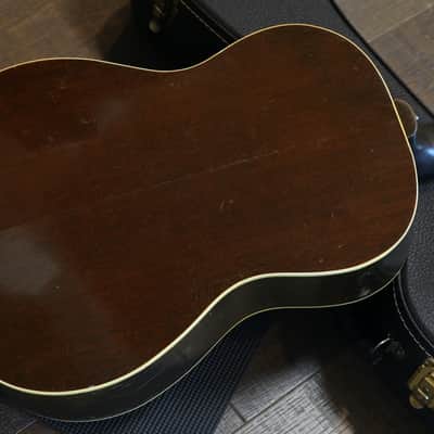 1952 Gibson LG-2 Acoustic Guitar Sunburst + Flight Case image 12