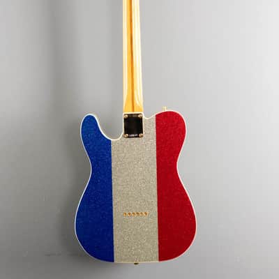 Fender Buck Owens Telecaster - Red, Silver and Blue Sparkle image 4