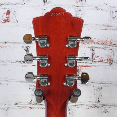 Guild - 1976 S-100 Polara Electric Guitar - Cherry - w/OHSC - x5257 - VINTAGE image 8