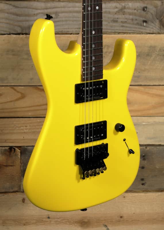 Charvel Custom Shop Usa Special Edition San Dimas Graffiti Yellow w/ Case image 1