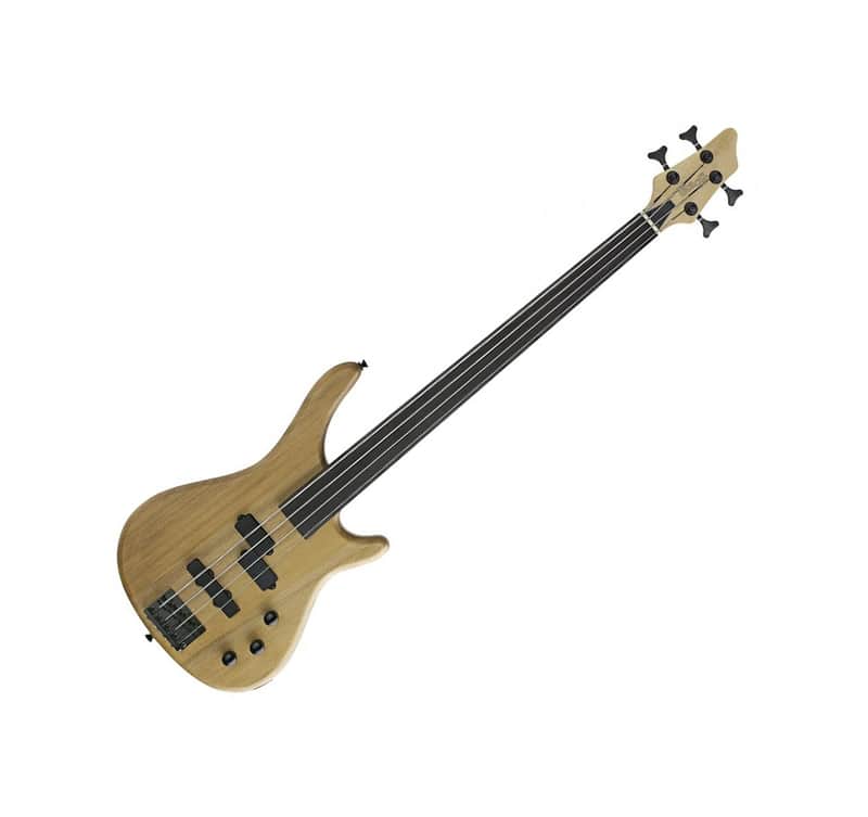 Stagg Fretless 4-String Fusion Bass Guitar imagen 1
