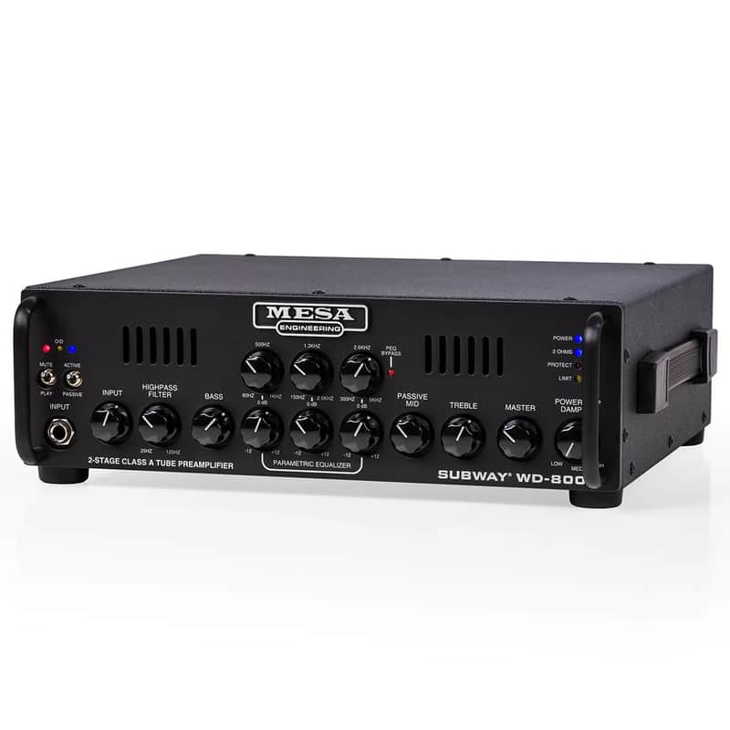 Mesa Boogie Subway WD-800 800-Watt Bass Amp Head 2018 - Present - Black image 1