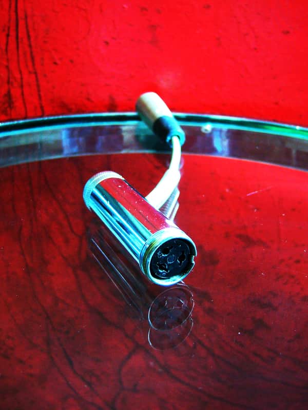 Vintage 1960's Astatic F-11 Chrome microphone cable adapter for D104, 77L, DR10, DNHZ, etc... # 2 image 1