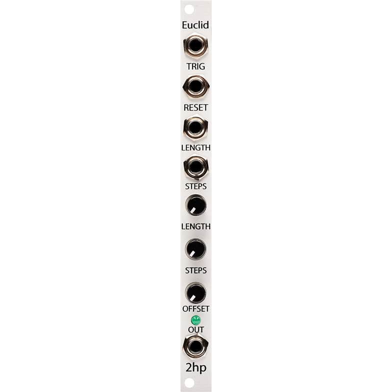 2hp Euclid Eurorack Gate Sequencer Module (Silver) image 1