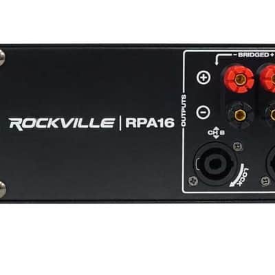 Rockville RPA16 10000 Watt Peak / 3000w RMS 2 Channel Power Amplifier Pro/DJ Amp image 4
