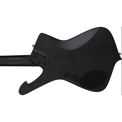 Ibanez ICB620 ICB 4-String Bass w/ Bartolini Pickups & Bag - Black Flat image 7