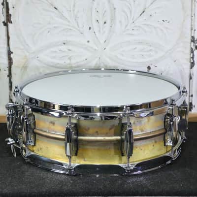 B-Stock Ludwig Raw Brass Phonic Snare Drum 14X5in image 3