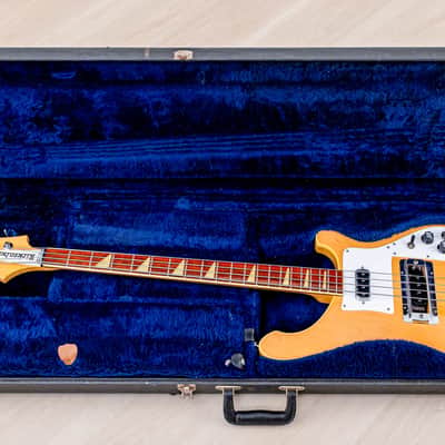 1982 Rickenbacker 4003 Vintage Neck Through Bass Mapleglo w/ Case image 16