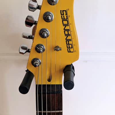 Fernandes JG-45 Jag/Jazz Style Guitar - 1999 Canary Yellow Offset! image 6